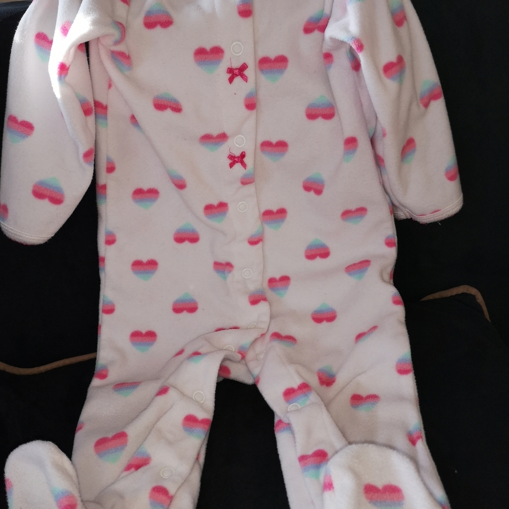 2 for $12 One piece footed pajama